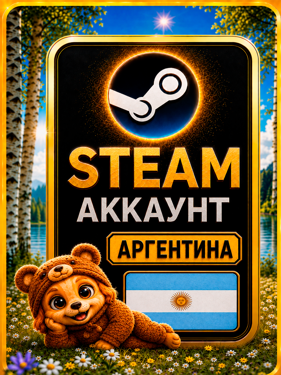 Аккаунт Steam Аргентина | новый чистый аккаунт без игр, покупок и блокировок