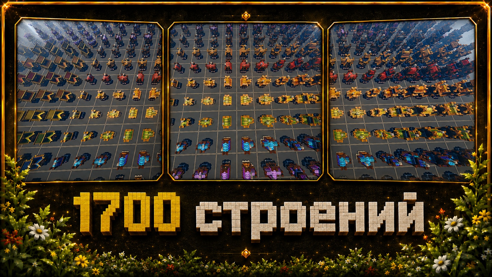 Фото 2 — Premium Medieval Pack для Minecraft Java Edition 1.20.1+ | 1700 домов и построек