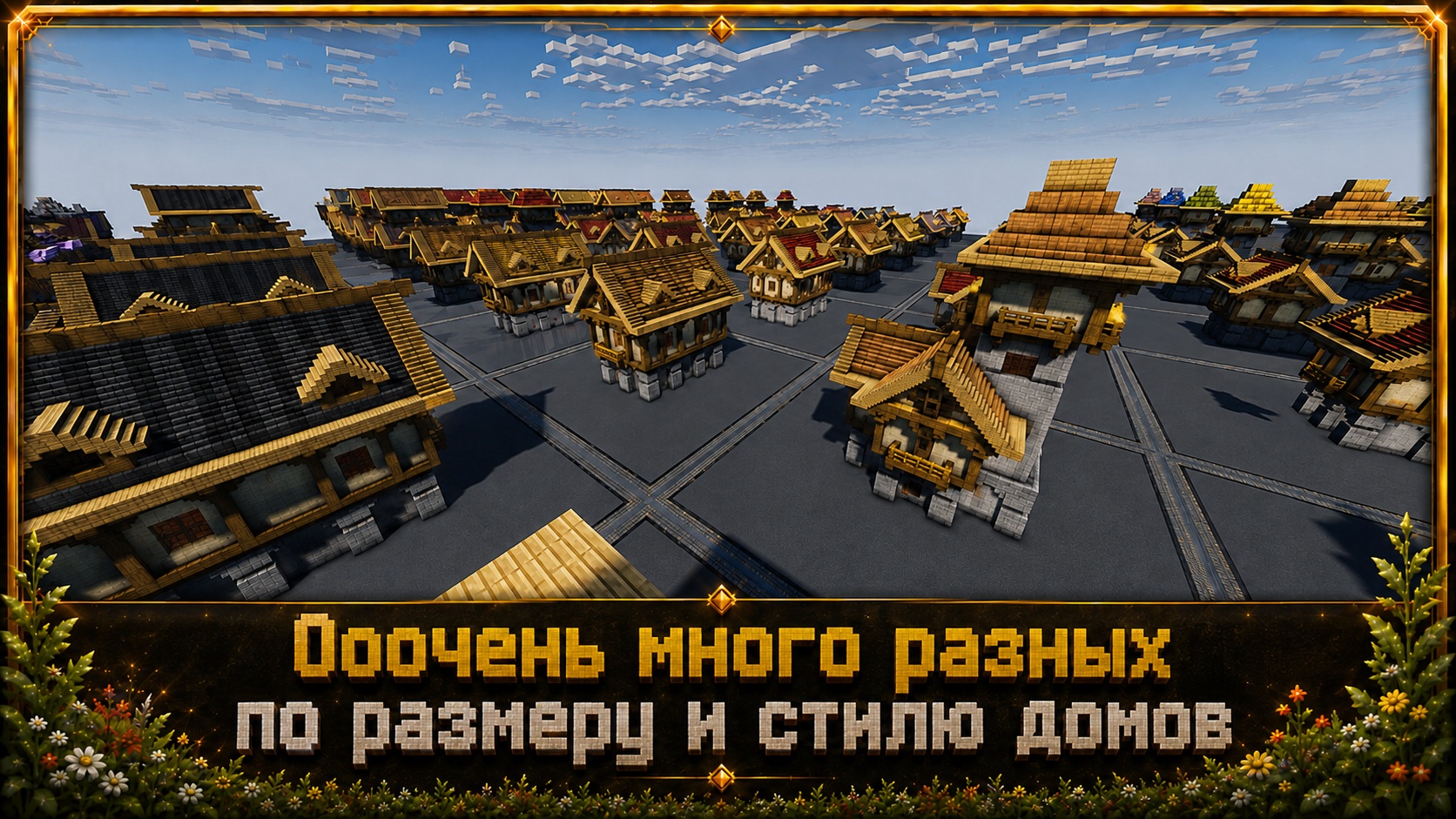 Фото 6 — Premium Medieval Pack для Minecraft Java Edition 1.20.1+ | 1700 домов и построек