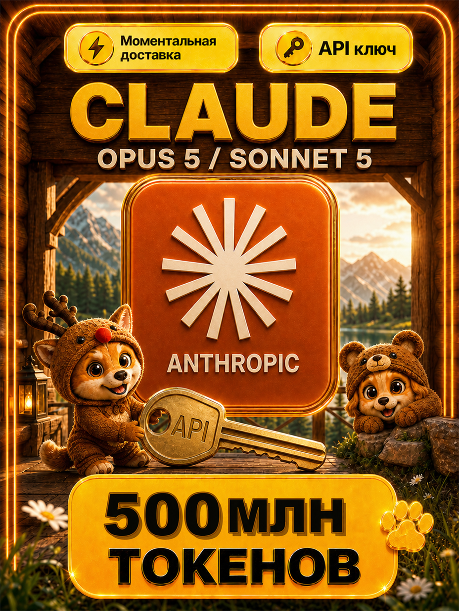 Claude Opus 5 и Sonnet 5 API-ключ 500 МЛН токенов