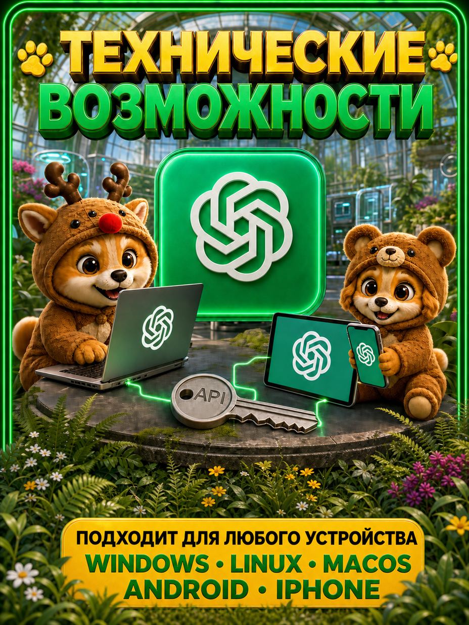 Фото 5 — ChatGPT 5.6 Sol и Codex 5.3 API-ключ 50 МЛН токенов | Настоящий бессрочный