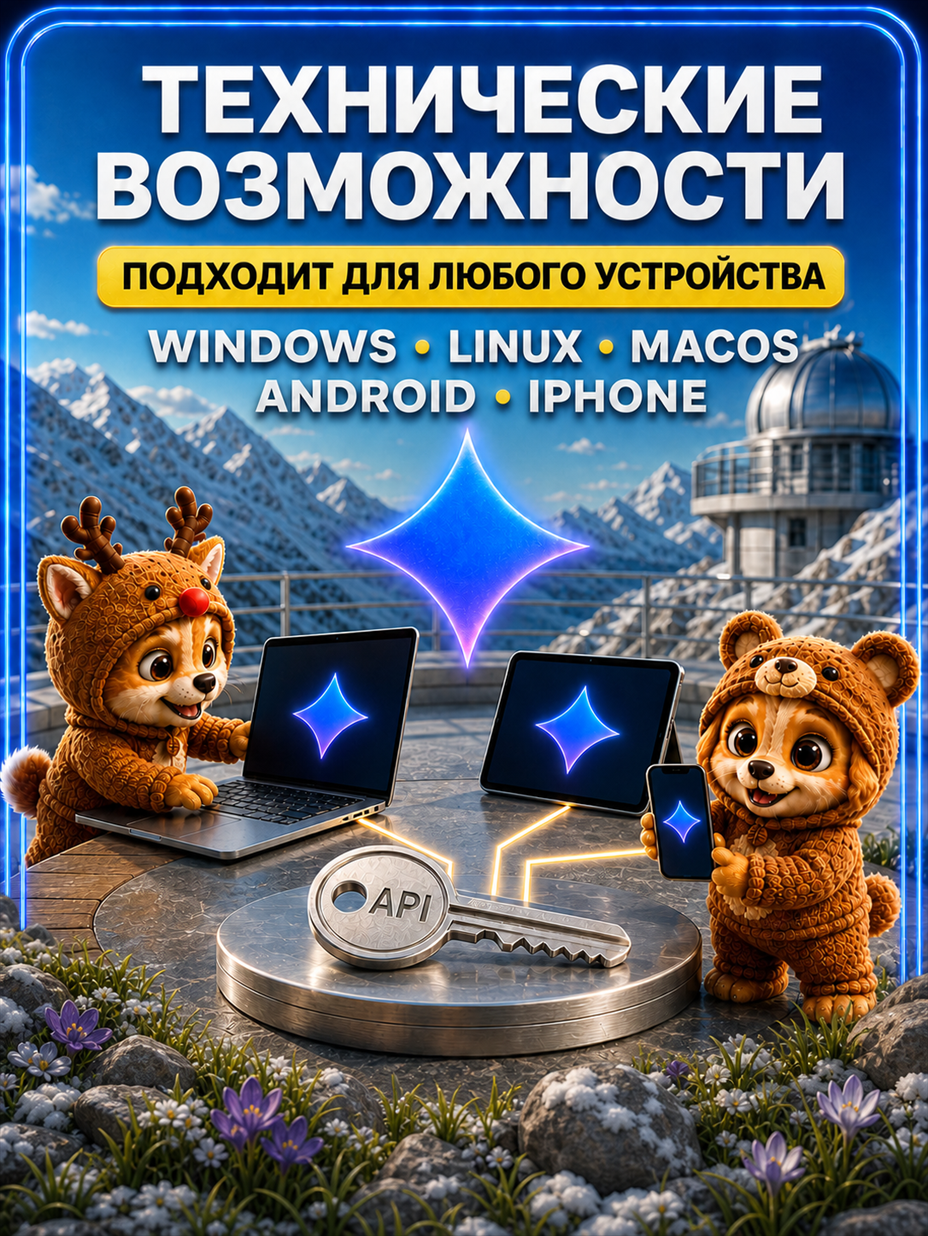 Фото 5 — Gemini 3.1 PRO и Gemini 3.6 Flash API-ключ 5 МЛН токенов | Настоящий бессрочный